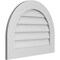 Ekena Millwork Round Top Surface Mount PVC Gable Vent: Non-Functional, w/ 3-1/2"W x 1"P Standard Frame, 28"W x 22"H GVPRT28X2201SN - alternate 4
